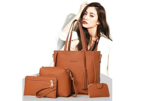 Four-Piece Women's Bag Set - Five Colours Available