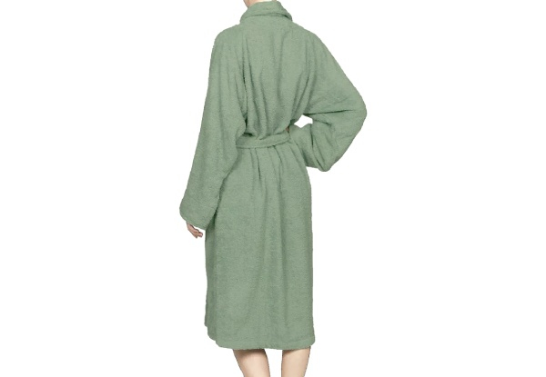 Renee Taylor Chalet Quick Dry Terry Cotton Bath Robe - Three Colours Available