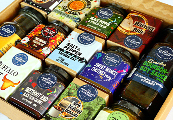 Gourmet Condiments, Spices, Salts, Sauces & Marinades Lucky Dip Mega Box - Option for Two