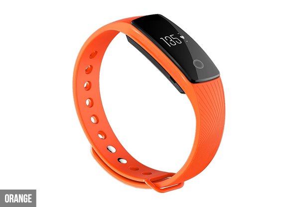 Fitness Tracker with Heart Rate Monitor Compatible with Android & iOS - Five Colours Available with Free Metro Delivery