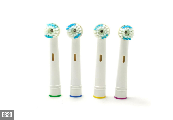 8-Pack Toothbrush Heads Compatible with Oral B - Two Models Available & Option for 16-Pack