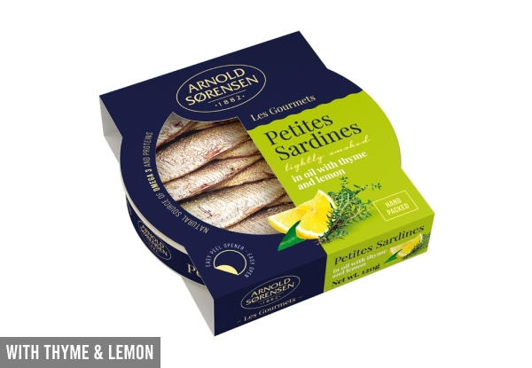 42-Pack of Petites Sardines - Two Flavours Available
