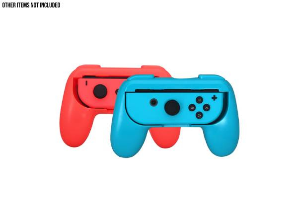 Two-Pack of Handheld Grips Case Compatible with Nintendo Switch Joy Con - Two Colours Available