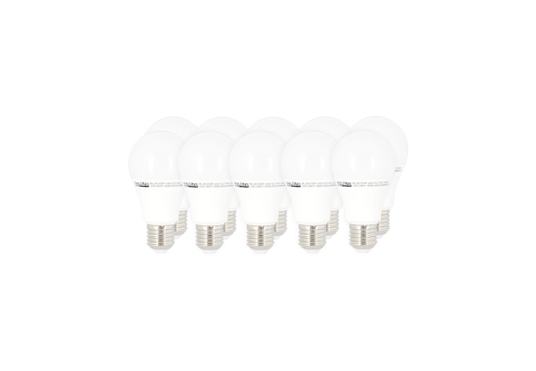 10-Pack of Elite LED Bulbs - 9W 15000hrs Edison E27 Warm