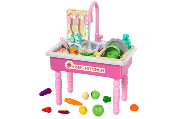 Kid's Kitchen Sink Toy Set - Two Colours Available