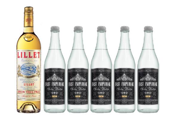 Lillet Blanc & Five East Imperial 500ml Soda's