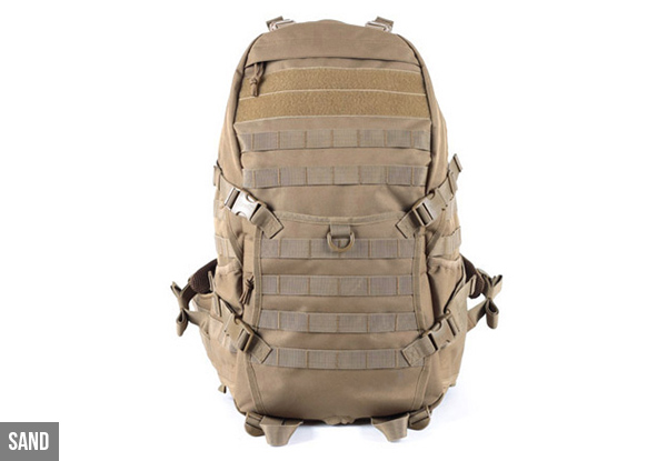 Water Resistant Tactical Hiking Backpack - Three Colours Available