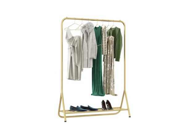 Clothes Rack with Lower Storage Shelf - Three Colours Available