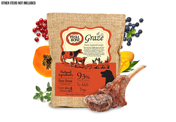Wishbone Graze Dog Food 10.89kg