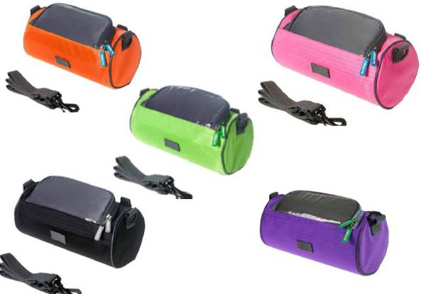 Bicycle Handlebar Water-Resistant Bag - Available in Five Colours
