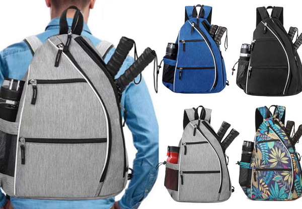 Pickleball Sports Backpack - Available in Four Colours & Option for Two