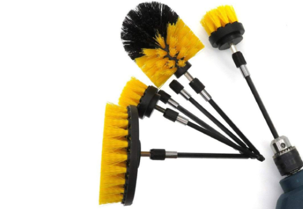 37-Piece Drill Attachments Cleaning Tools Set