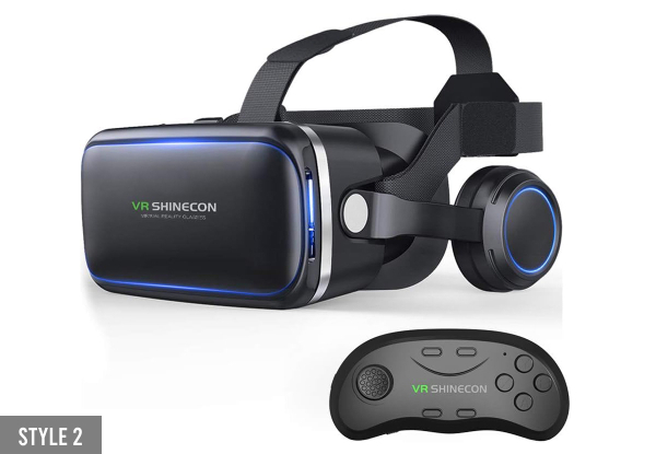 VR Phone Headset with Remote Control - Two Styles Available