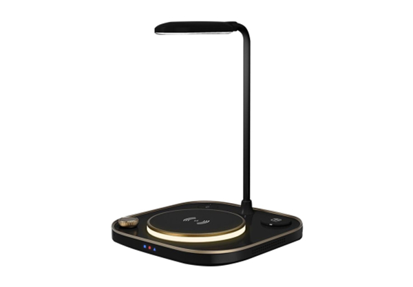 Four-in-One Fast Wireless Charger Desk Lamp - Three Colours Available