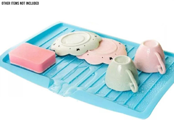 Plastic Dish Drain Tray - Four Colours Available
