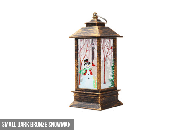 Christmas Decoration Retro LED Lantern - Four Styles & Two Sizes Available