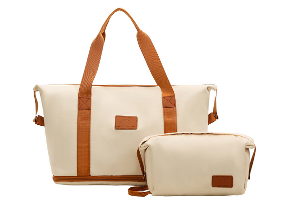 Two-Piece Expandable Overnight Travel Bag Set - Available in Four Colours