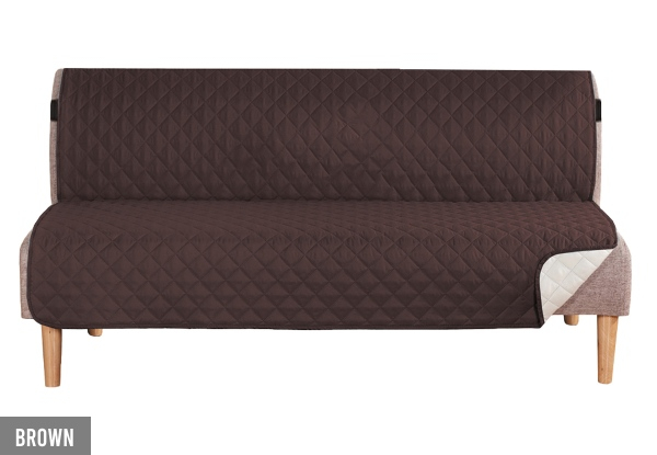 Water Resistant Reversible Futon Sofa Cover - Six Colours Available