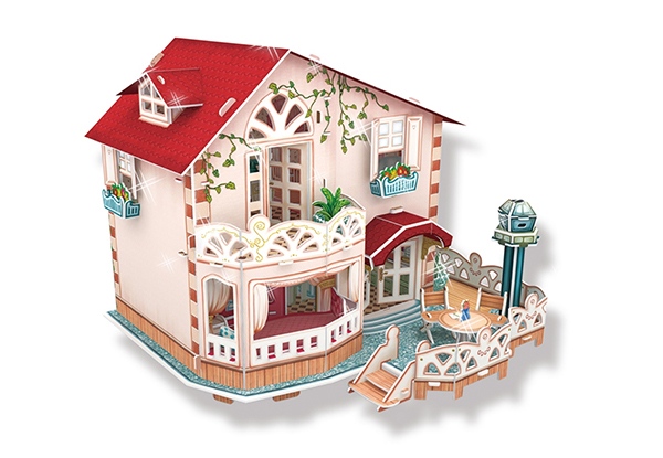 Holiday Bungalow Dollhouse Puzzle