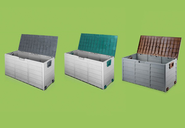 $69 for a Huge 290L Outdoor Storage Box - Three Colours Available