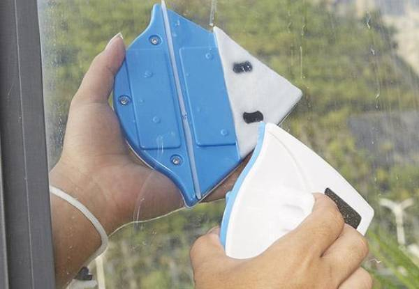 Double-Sided Magnetic Window Cleaner