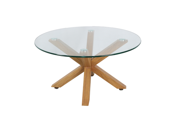 Polo Glass Round Table - Three Sizes Available