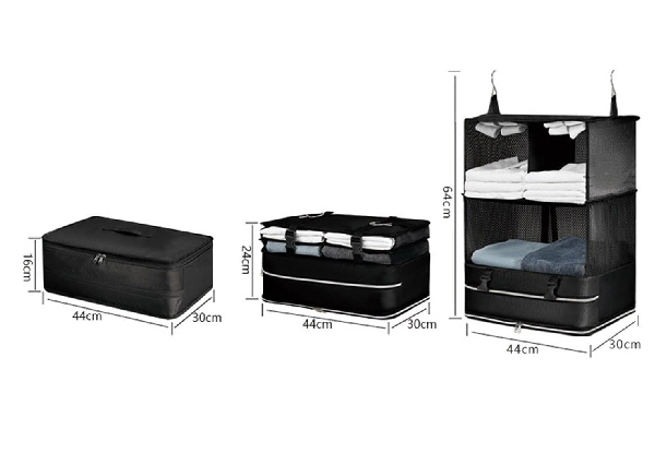 Three-Shelf Hanging Closet Organiser - Two Sizes Available