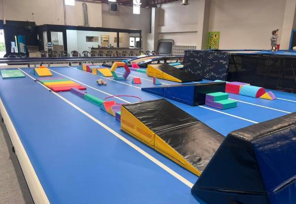 Jumping Fun at Flips & Tumbles - Option for Open Session Pass, Toddler Pass, Nine Term 4 Friday Children's Classes, Holiday Program Week Pass & Birthday Packages Available