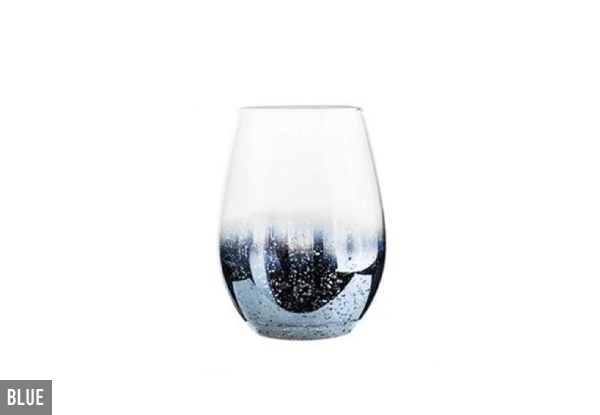 Crystal Ombre Wine Glass - Available in Three Colours