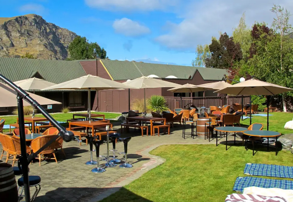 One-Night Queenstown Stay in a Double Room for Two incl. $30 Food & Beverage Voucher, Game of Bowling, Free Parking & Late Checkout - Options for up to a Family of Four & Five-Night Stays
