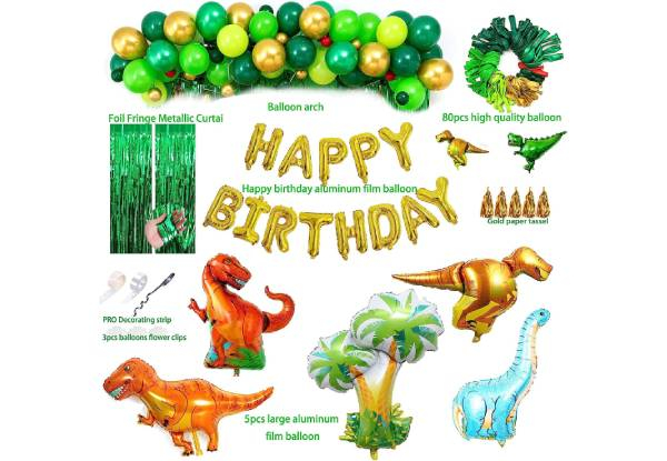 Dinosaur Birthday Party Balloon Kit