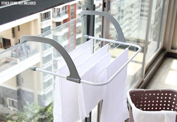 Portable Folding Clothes Rack - Option for Two with Free Delivery