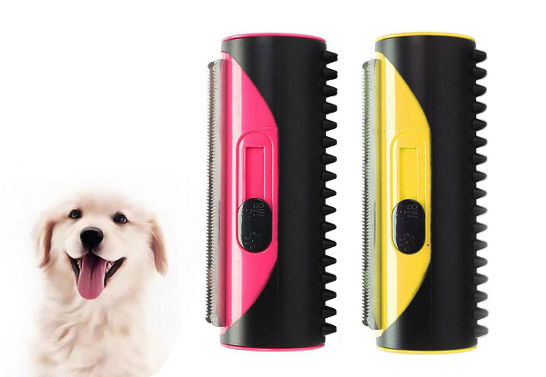 Pet Grooming Brush Comb - Available in Two Colours & Option for Two-Pack