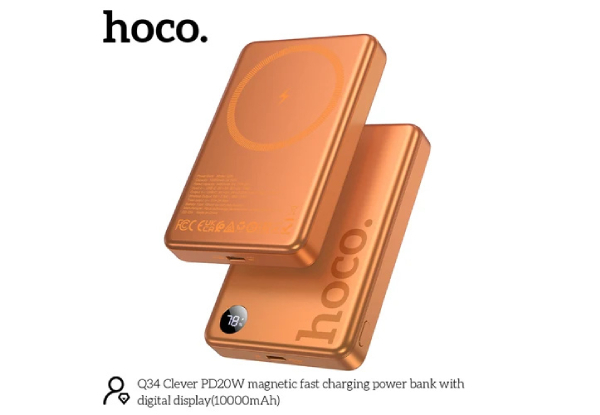 Hoco 10000mAh Magnetic Wireless Super Fast PowerBank
