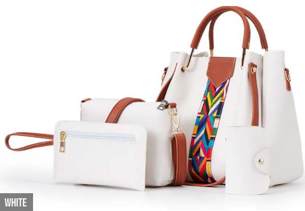 Four-Piece Bag Set - Seven Colours Available with Free Delivery