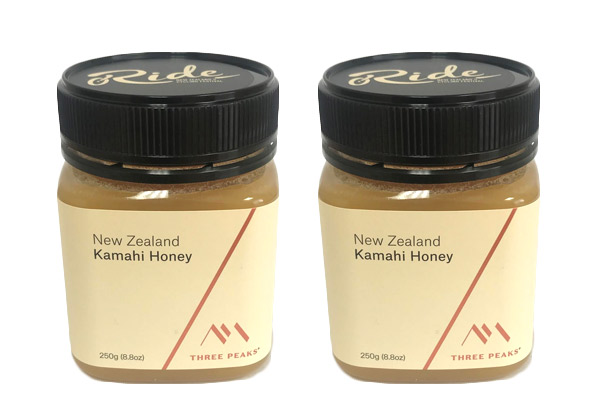 Two Pack of Kamahi Honey or Clover Honey - Options for Four-Pack Available