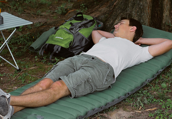 Inflatable Camping Sleeping Pad - Two Colours Available