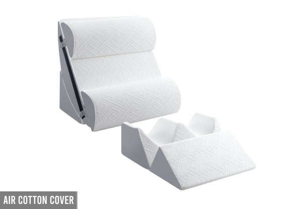 Six-Piece Wedge Pillow Set with Laptop Support - Available in Two Options