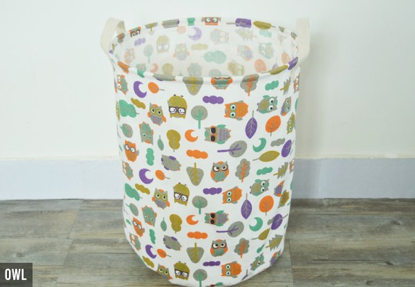 Collapsible Water-Resistant Storage Basket Bag - Option for Two & Five Styles Available