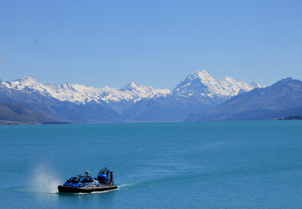 Adult Pass on New Zealand's Only Commercial Hovercraft Experience at Lake Pukaki - Option for Child Pass