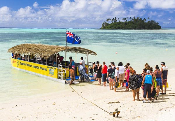 Rarotonga Snorkelling Lagoon Cruise for One incl. a Fresh Fish BBQ & Snorkelling Gear  - Options for Family Packages