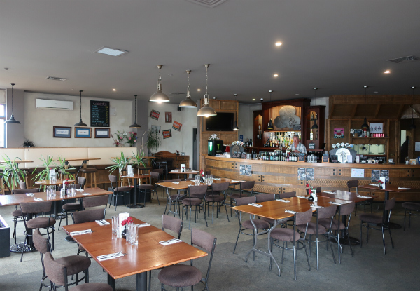 Brunch or Lunch Main for One Person near Kaiapoi Lake - Options for up to Eight People