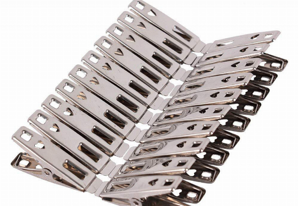 60-Pack Stainless Steel Multi-Purpose Utility Clips - Option for 120-Pack