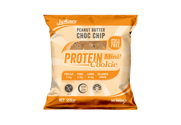 10-Pack of NZ-Made Low Carb Peanut Butter Mini Protein Cookies