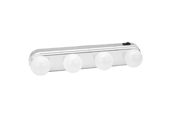 LED Vanity Mirror Light Bar with Four Dimmable Light Bulbs - Option for Two Light Bars
