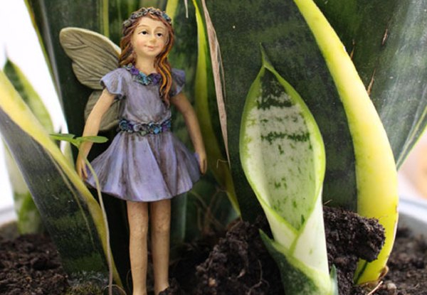 Six-Pieces Fairies Figurines for Pot Plants