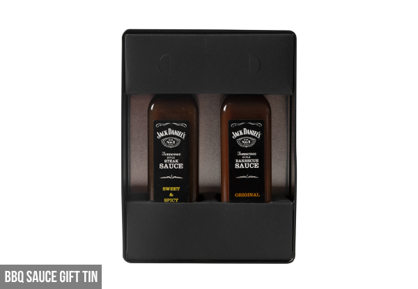 Jack Daniel's Barbecue Gift Set - Options for Gift Tin, Grill Kit, or Basting Pack