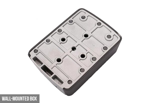 Wall-Mounted Key Lock Box with Four-Digit Combination