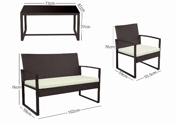 Thea Outdoor Rattan Set