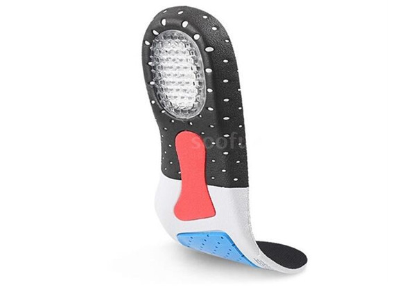 Five Pairs of Gel Orthotic Sport Running Insoles - Two Sizes Available
